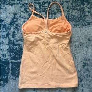 Orange Lululemon Y Tank
